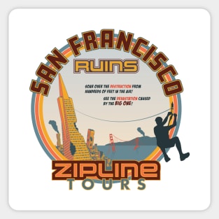 San Francisco Zipline Tours Sticker